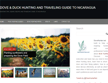Tablet Screenshot of dovehunter.net